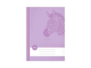 Obrázek z Školní sešit 513 fialový, zebra 